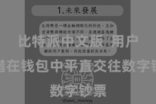 比特派中文版 用户不错在钱包中平直交往数字钞票