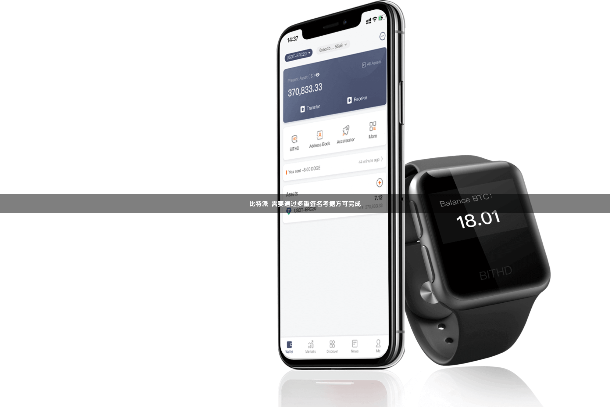 比特派  需要通过多重签名考据方可完成
